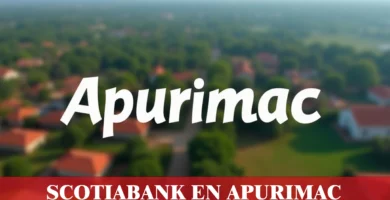 imágen panoramica de apurimac en fondo desenfocado con la palabra soctiabank, iconos de contacto y el logo de la web