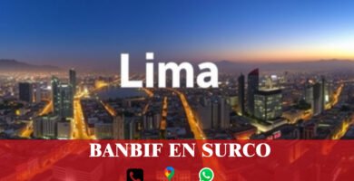 imágen panorámica de la ciudad de lima con la palabra surco en la parte de abajo, iconos de contacto y el logo de la web.