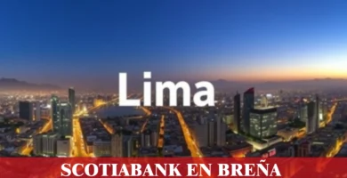 imágen panorámica de la ciudad de lima con la palabra breña en la parte de abajo, iconos de contacto y el logo de la web.