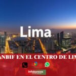 imágen panorámica de la ciudad de lima con el título del artículo en la parte de abajo, iconos de contacto y el logo de la web.