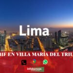 imágen panorámica de la ciudad de lima con el título del artículo en la parte de abajo, iconos de contacto y el logo de la web.