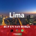 Imágen con el titulo del artículo en color blanco en la parte de abajo junto a iconos de contacto y en el fondo desenfocado la ciudad de Lima.